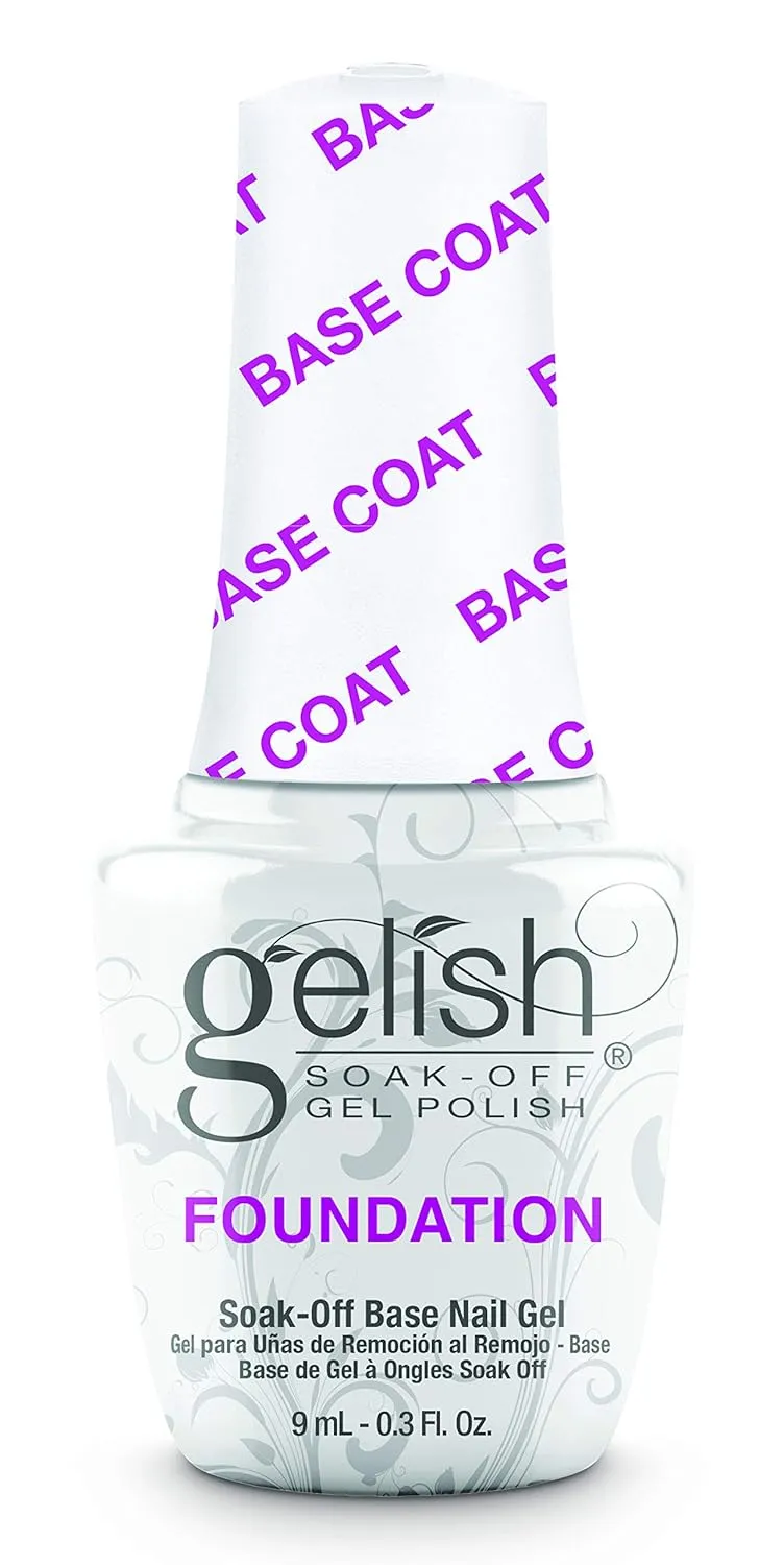 Gelish MINI 9mL Essentials Value Pack – LED/UV Cure, Long-Lasting, Chip-Resistant, Professional Gel Nail Kit for Manicures (Foundation & Matte Top It Off Duo)