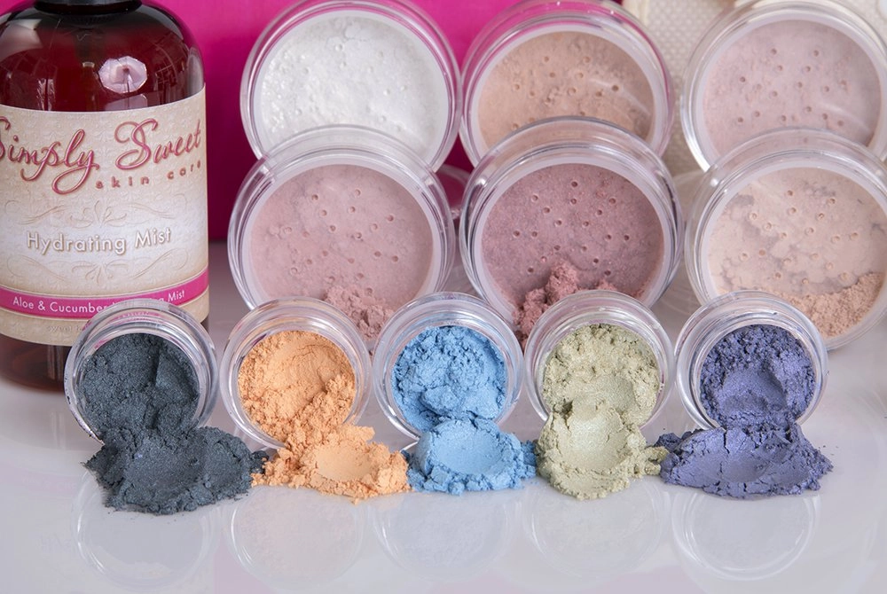 GLAM KIT (PINK BISQUE) Full Size Mineral Makeup Set Matte Foundation Bare Face Sheer Powder Cover