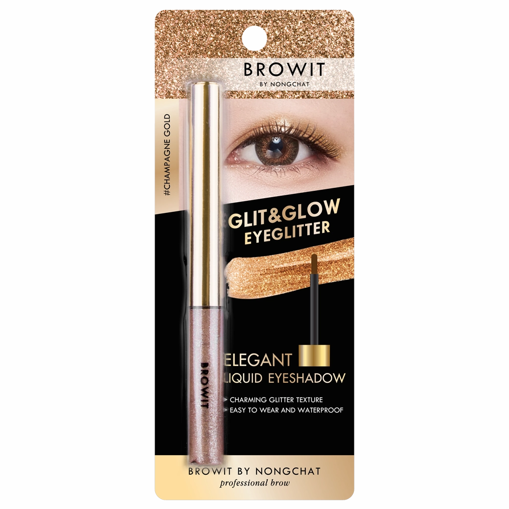 Glit & Glow Eyeglitter 3g Browit #Champagne Gold
