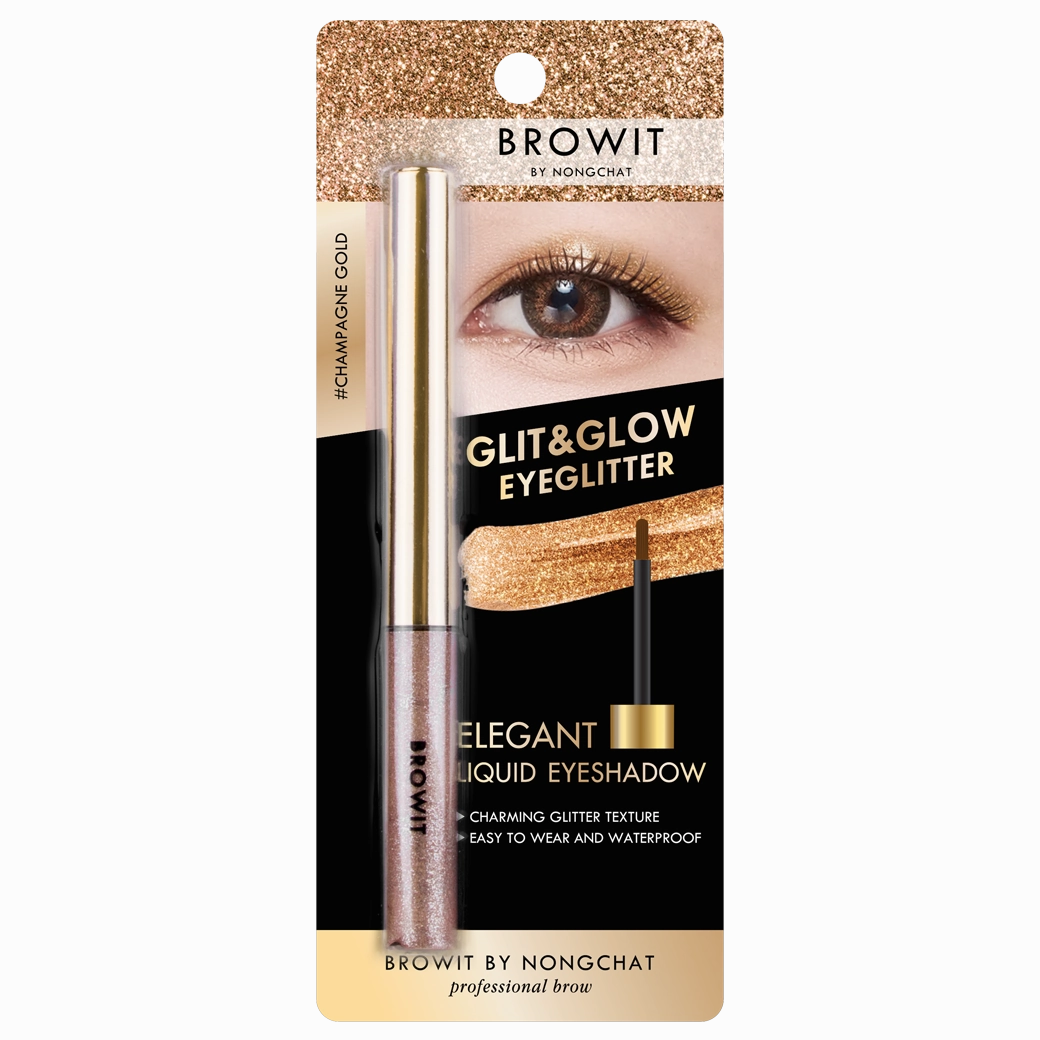 Glit & Glow Eyeglitter 3g Browit #Champagne Gold