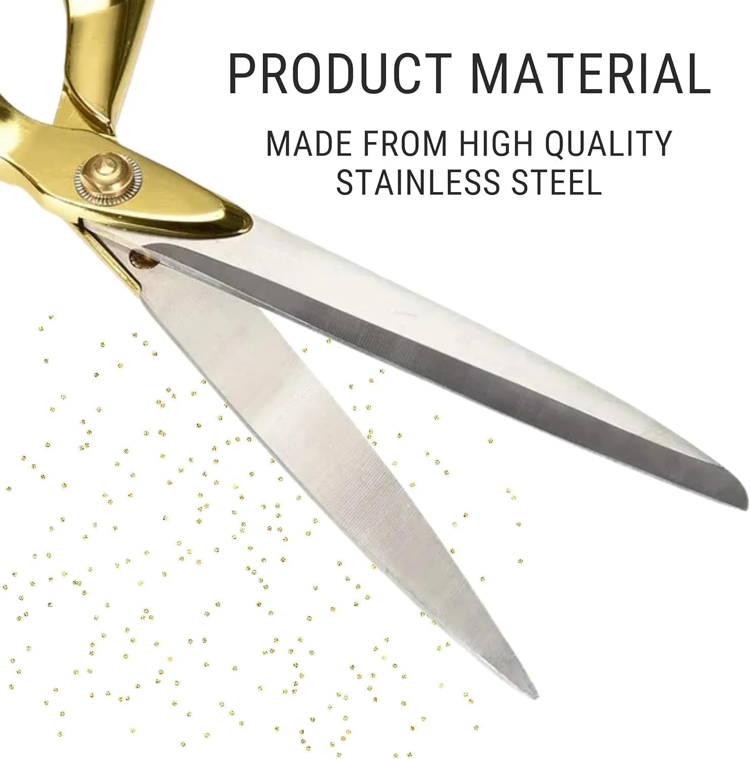 Gold Grand Opening Kit - 11 Inch Scissors for Ribbon Cutting Ceremony and Gold Satin Ribbon for Grand Openings Special Events and Inaugurations