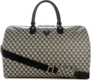 GUESS G-Wave Weekender, Black Logo, Duffle-19.6 Inches