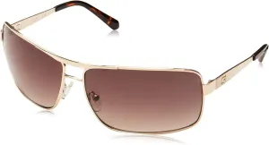 GUESS Men's Wrapped Navigator Pilot Sunglasses