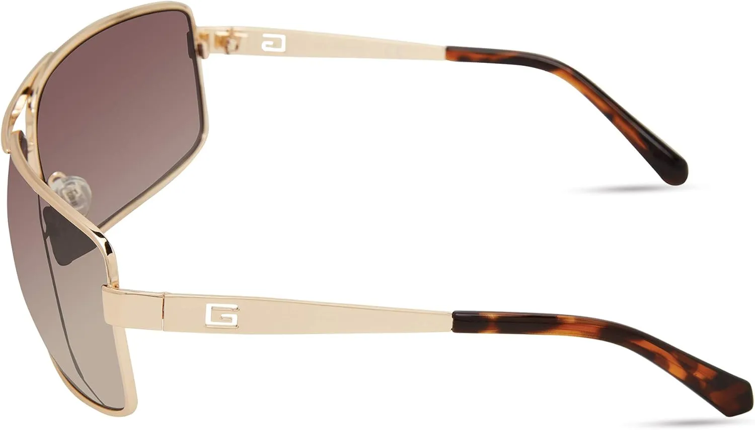GUESS Men's Wrapped Navigator Pilot Sunglasses