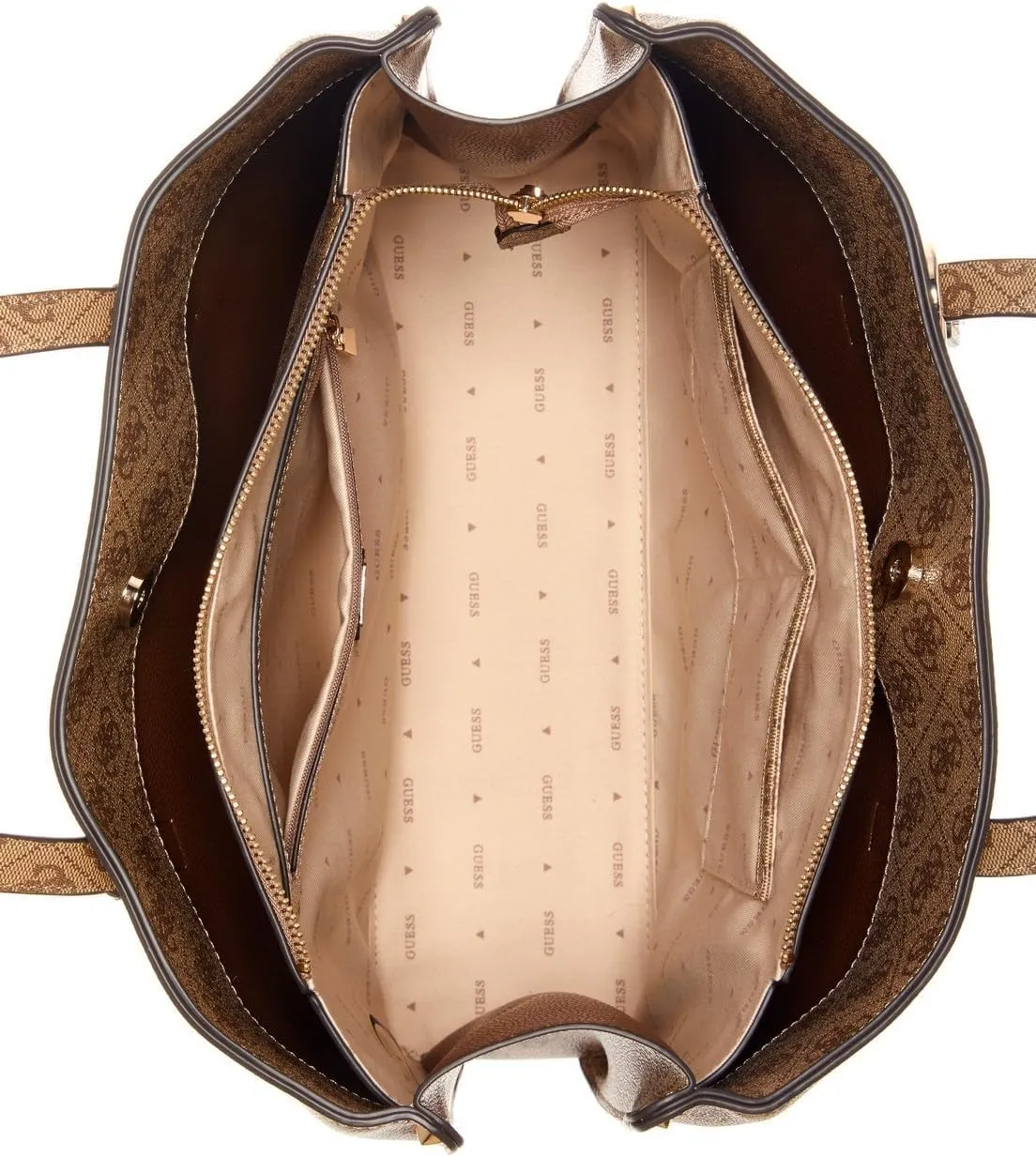 GUESS Meridian Girlfriend Tote, Nero