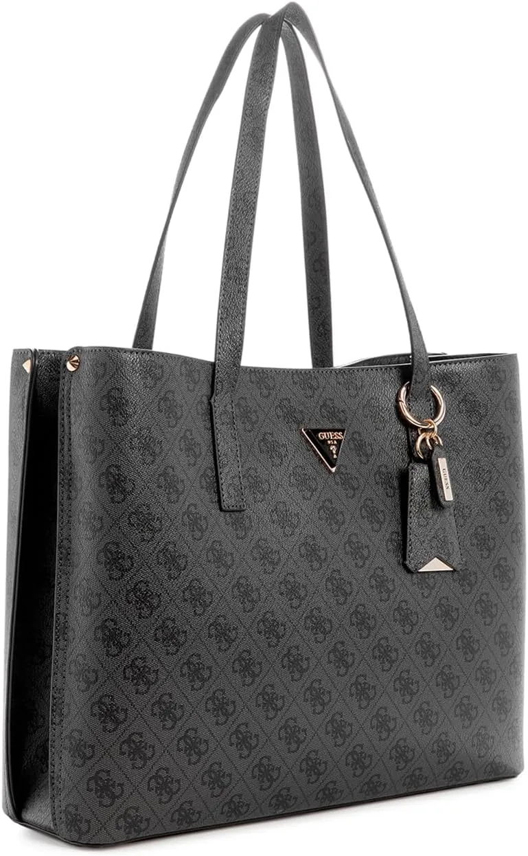 GUESS Meridian Girlfriend Tote, Nero
