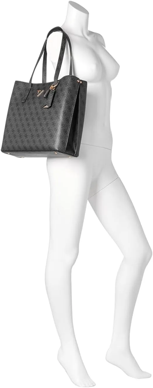 GUESS Meridian Girlfriend Tote, Nero