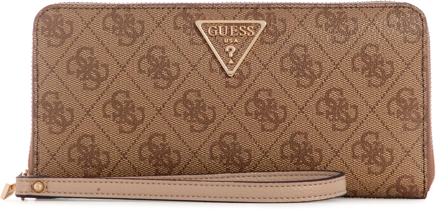 GUESS Women's Laurel Large Zip Around Wallet, Clutch