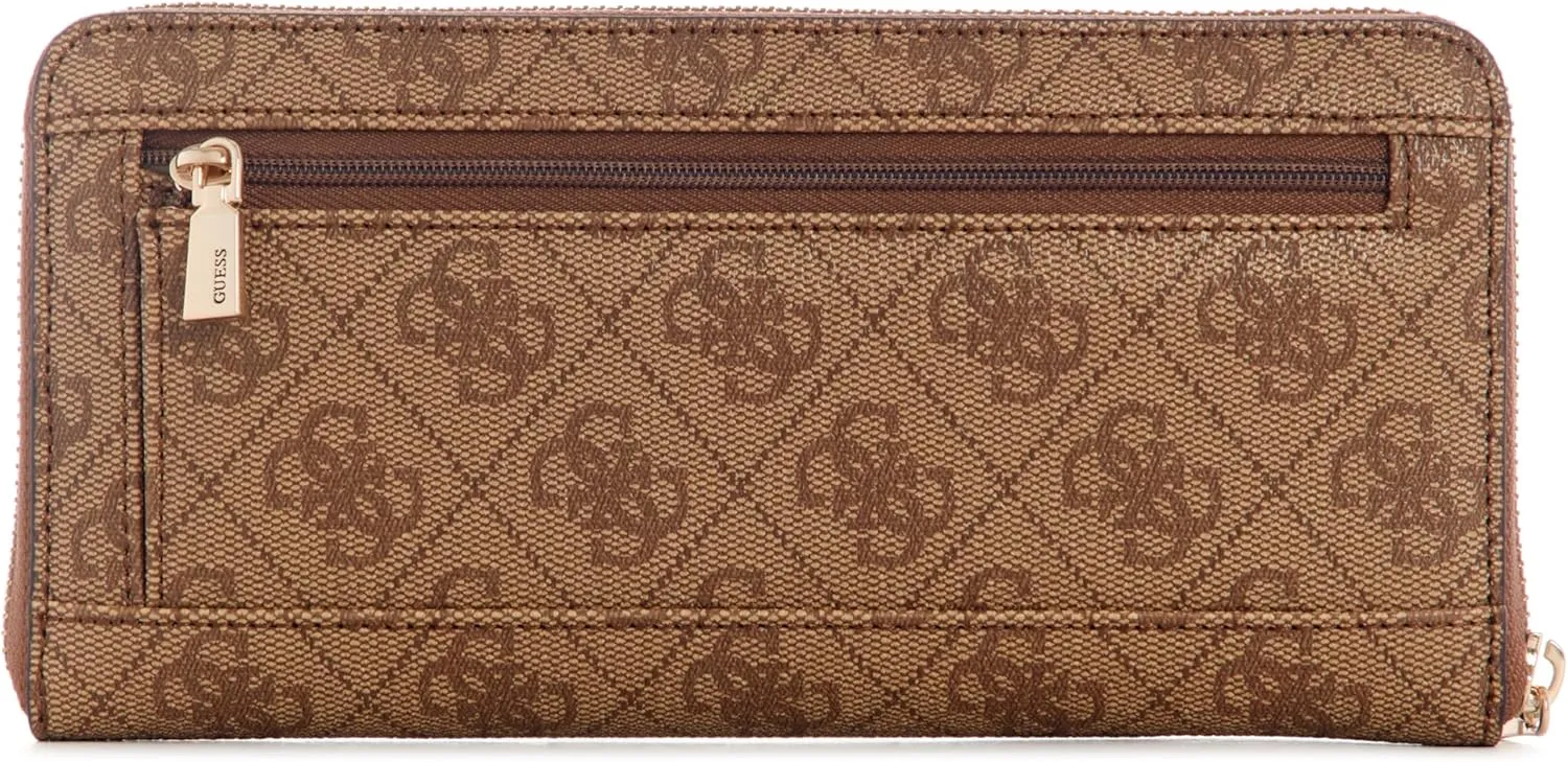 GUESS Women's Laurel Large Zip Around Wallet, Clutch