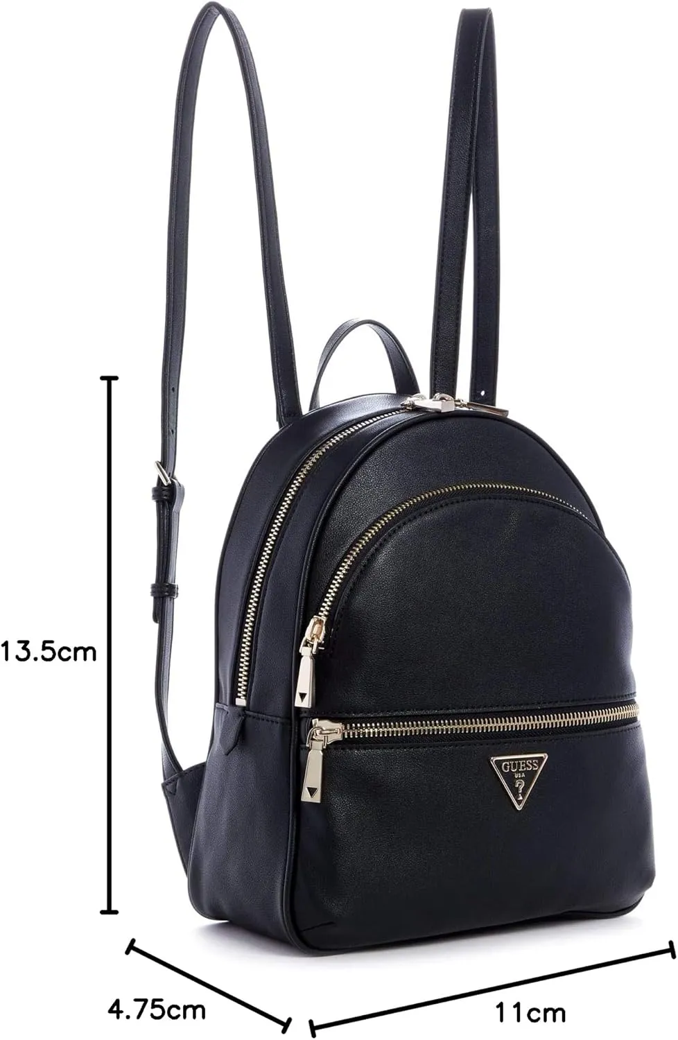 GUESS womens Manhattan Large Backpack, Black, One Size US