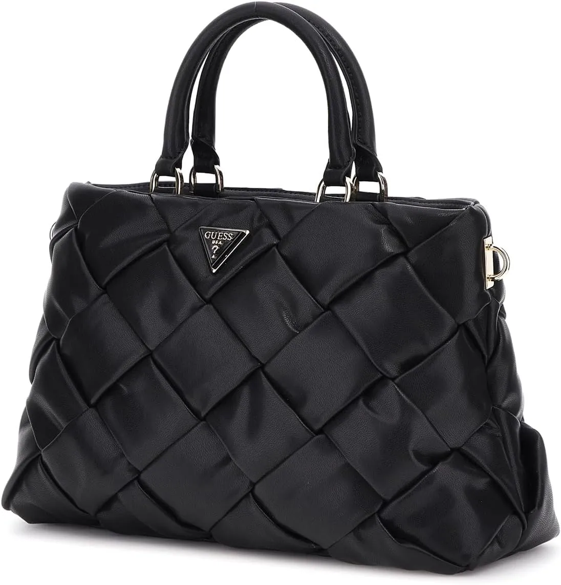 GUESS Zaina Woven Girlfriend Satchel
