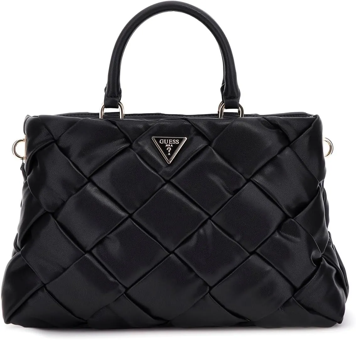 GUESS Zaina Woven Girlfriend Satchel