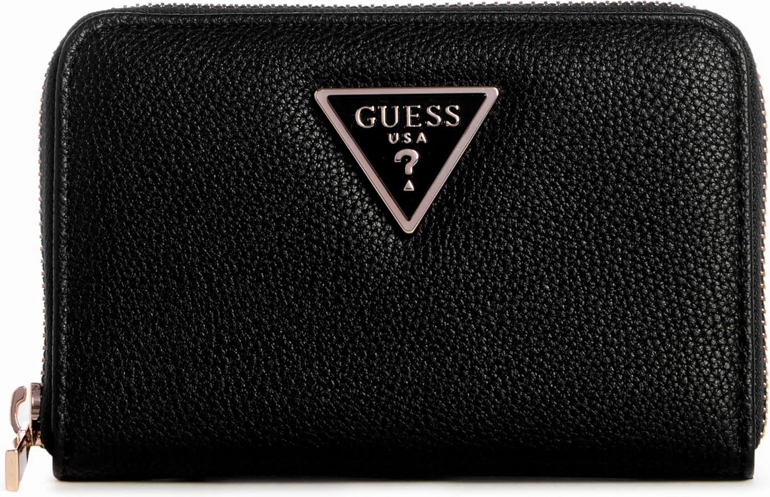GUESS Meridian Medium Zip Around Wallet, Black