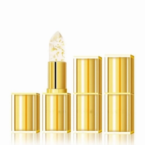 Hardpointing Color Changing Lipstick, Beneficial-Lipstick, Transparente-Transferproof Gold Crystal Color ChangingLipStick, Beneficial-LipStain, LevoraColorchangingLipStick (2PCS-B)
