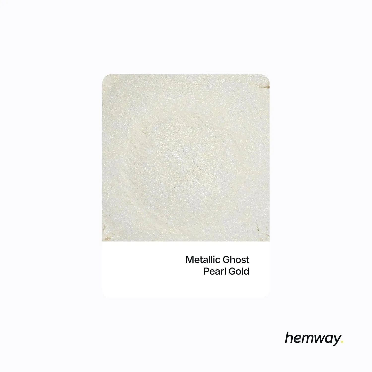 Hemway Mica Pigment Colour Powder Cosmetic Soap Bath Bomb Eyeshadow Nail Art Sparkle Eye Shadow Bath Bombs Pearlescent Foundation Iron Oxide - Metallic Ghost Pearl Gold - 100g / 3.5oz