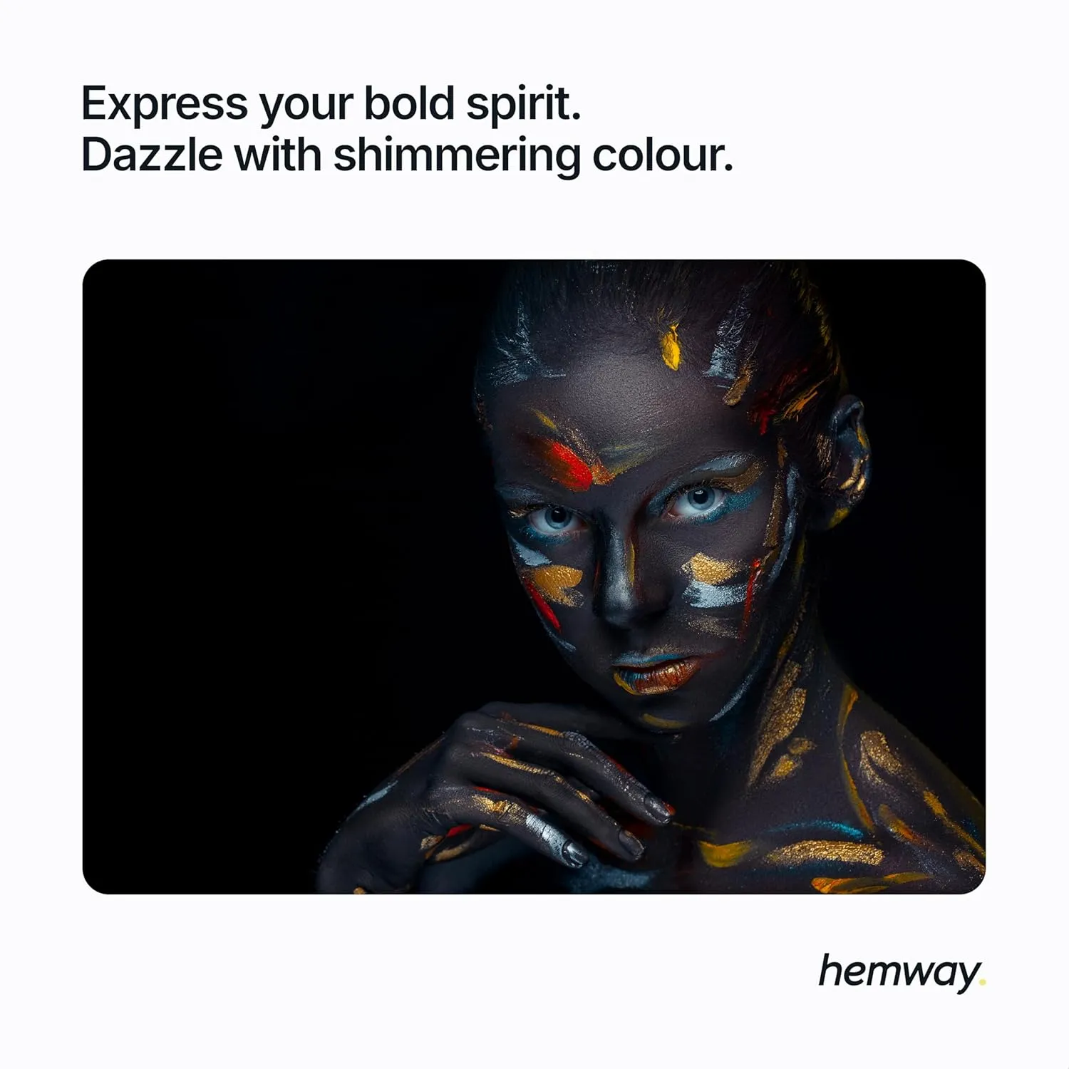 Hemway Mica Pigment Colour Powder Cosmetic Soap Bath Bomb Eyeshadow Nail Art Sparkle Eye Shadow Bath Bombs Pearlescent Foundation Iron Oxide - Metallic Sparkle 24K Gold - 100g / 3.5oz