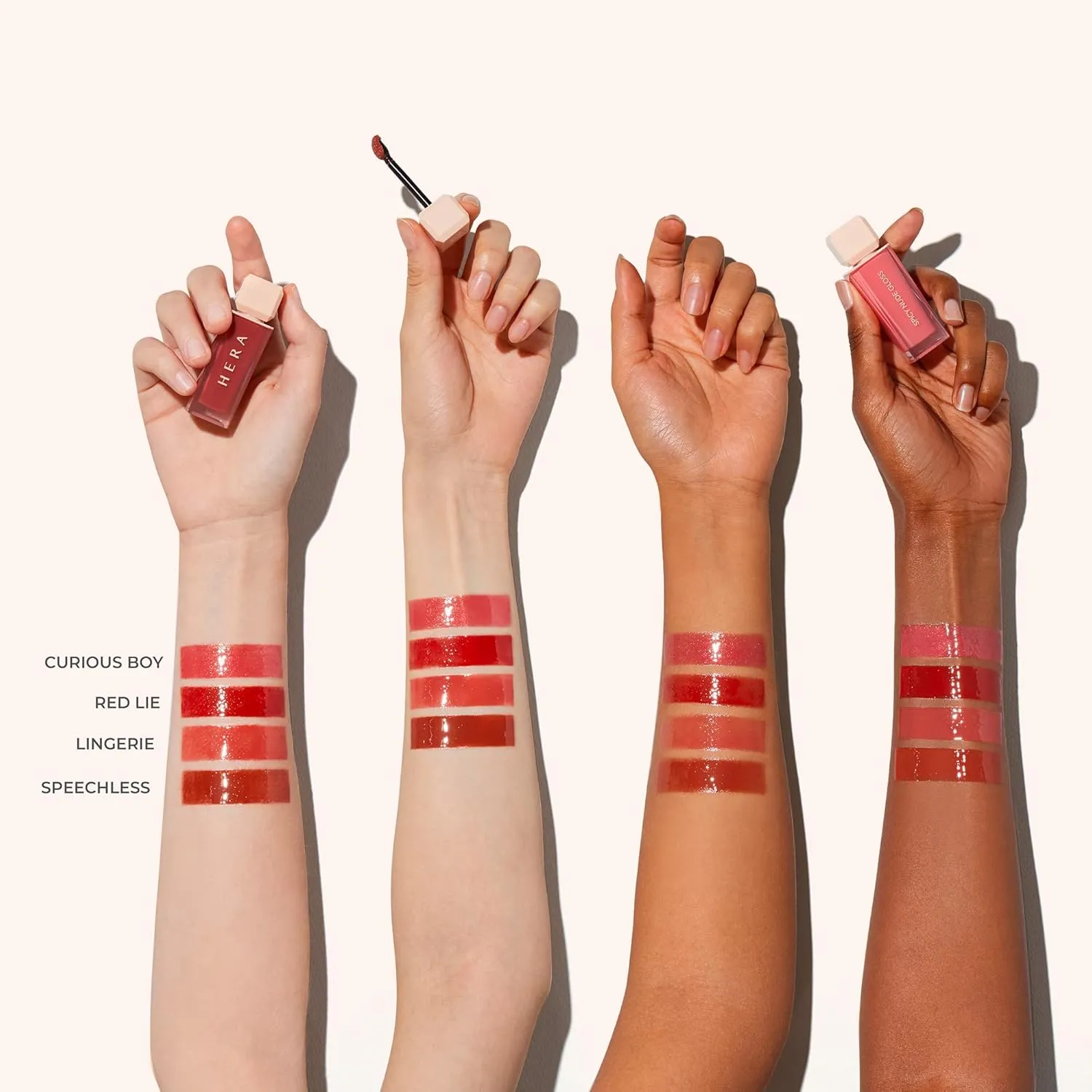 HERA Lip Gloss Sensual Spicy Nude Gloss Korean Makeup Lipstick by Amorepacific (5g, 422)
