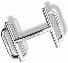 Hermes [50] Silver Laiton Palladium H ROYAL Belt Buckle 38 mm New with Pouch and white Box!