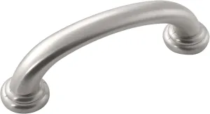Hickory Hardware 10 Pack Solid Core Kitchen Cabinet Pulls, Luxury Cabinet Handles, Hardware for Doors & Dresser Drawers, 3 Inch Hole Center, Stainless Steel, Zephyr Collection