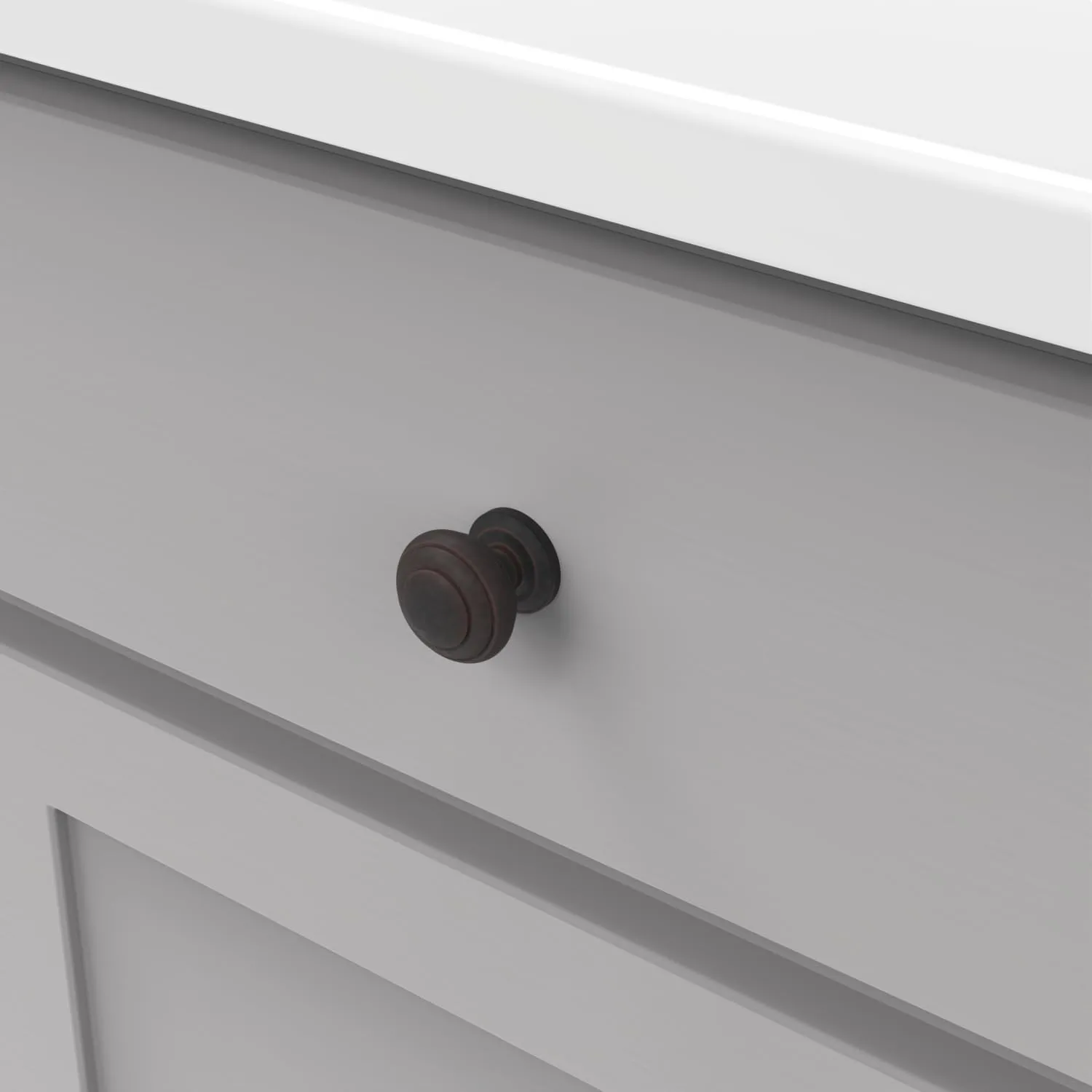 Hickory Hardware P2283-OBH-10B P2283-10PACK Zephyr Pack of (10) - 1-1/4 Inch Mushroom Cabinet Knobs/Drawer Knobs