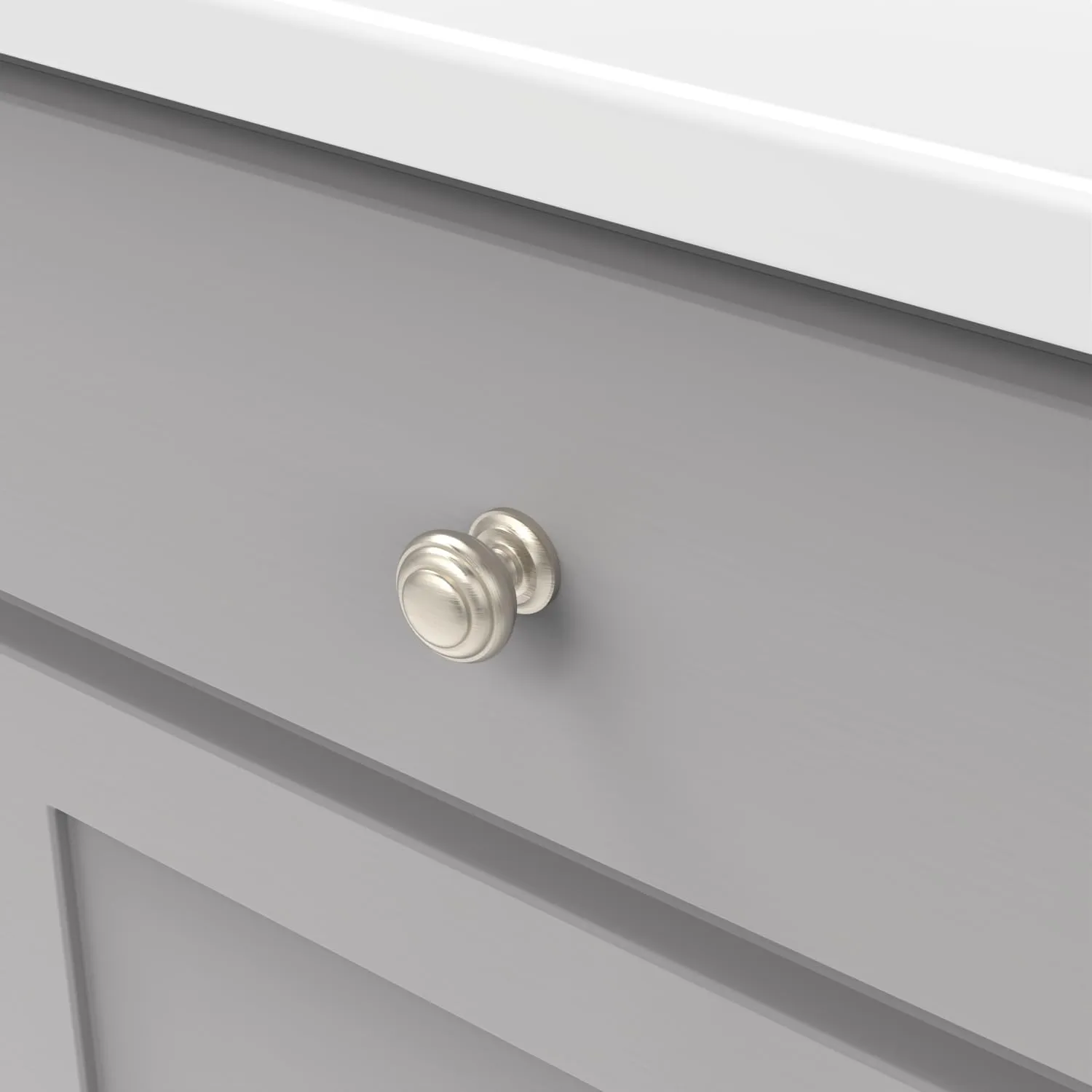 Hickory Hardware P2283-SN-10B P2283-10PACK Zephyr Pack of (10) - 1-1/4 Inch Mushroom Cabinet Knobs/Drawer Knobs