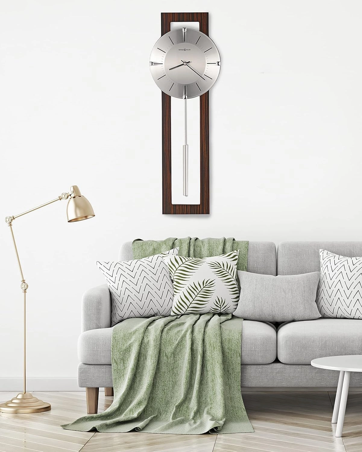 Howard Miller Union City Wall Clock II, Macassar Ebony