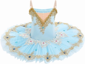 IBAKOM Little Ballerina Swan Lake Costume Shiny Seuqins Girl Ballet Leotard Platter Tutu Professional Toddler Ballet Dress