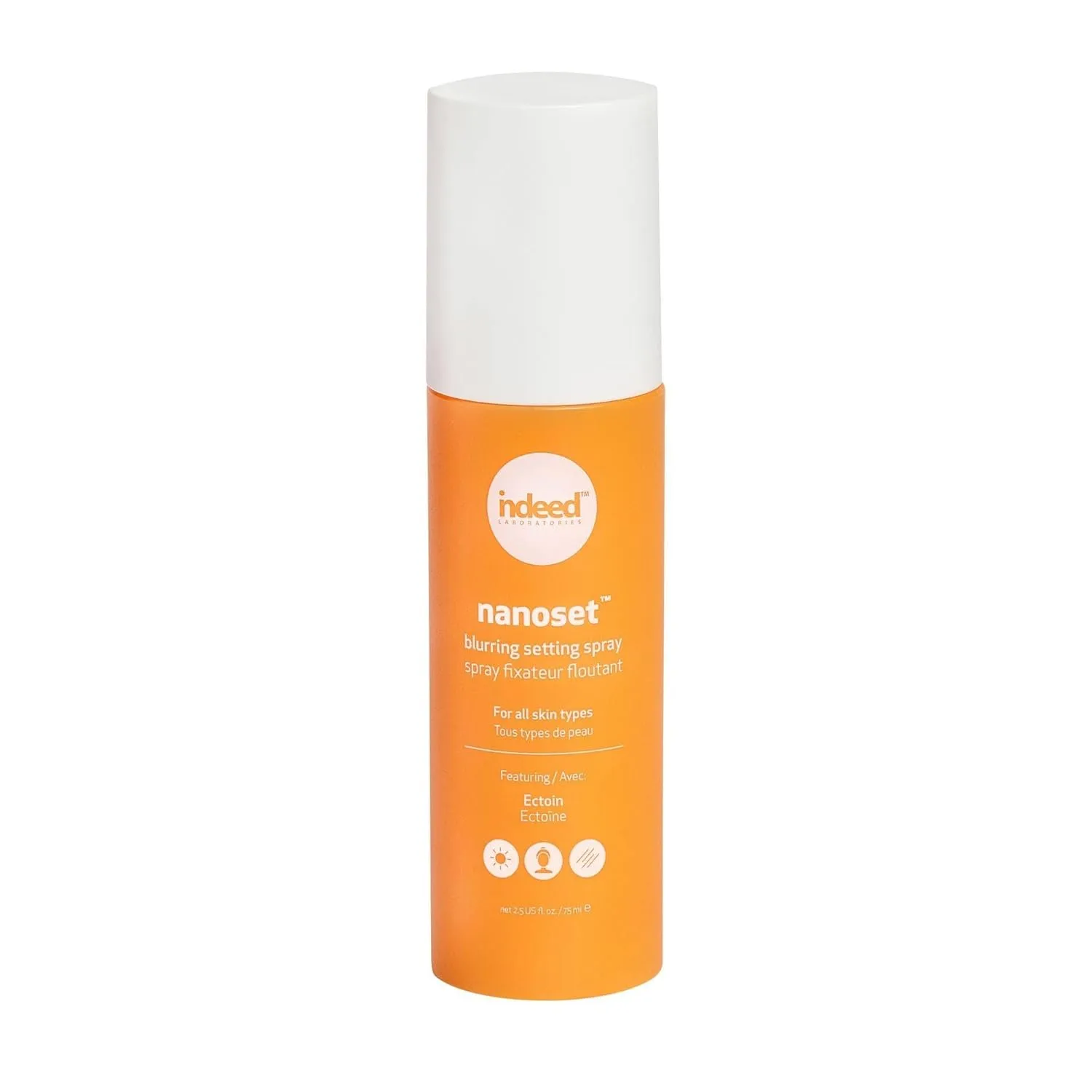 Indeed Labs Nanoset Blurring Setting Spray - Made With Ectoin - Lightweight, Long Lasting, Mattifying, Revitalizes, Controls Shine, Refreshes, Hydrates, All-Day Wear (Setting Spray)