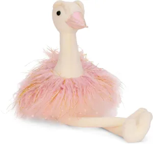 iscream Elegant Plush 22" Pretty Puff Glitter Tutu Emu with Shiny and Embroidered Accents for All Ages