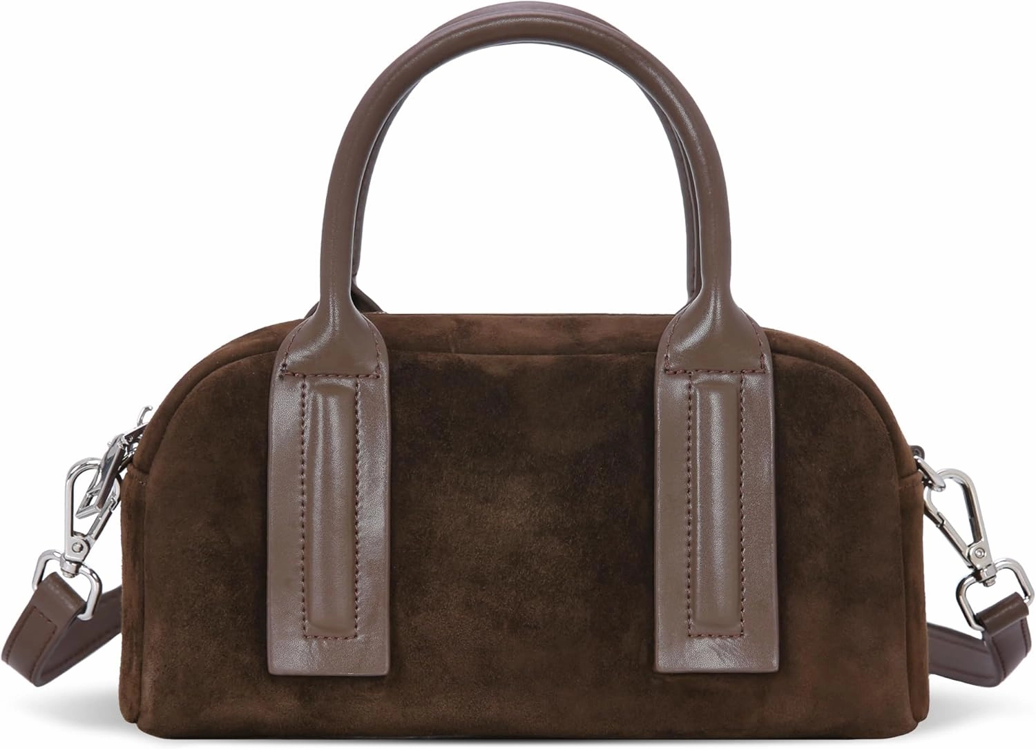 Iswee Suede Bag Designer Crossbody Bags for Women Small Shoulder Purse Ladies Handbags Travel Work Bag