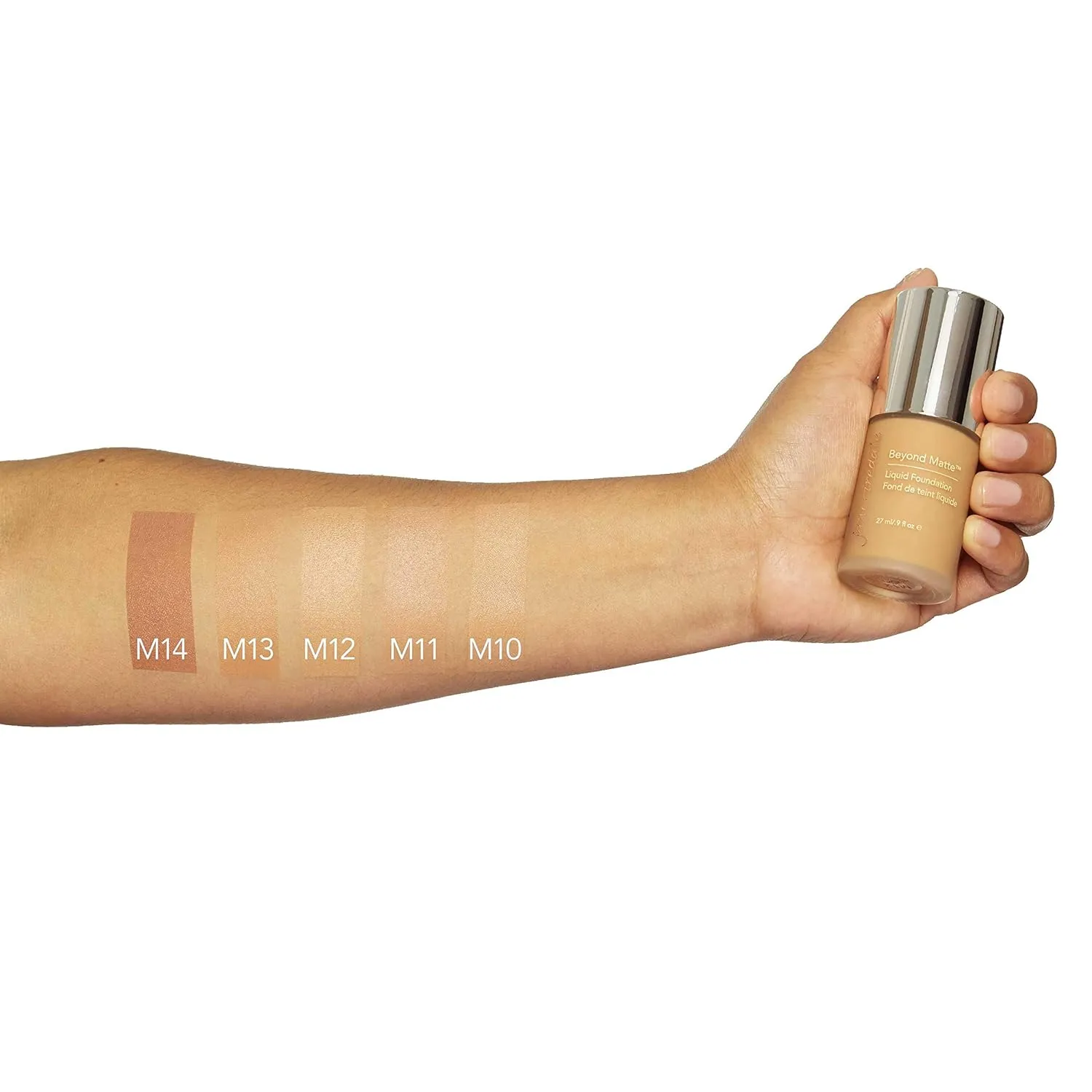jane iredale Beyond Matte 3-in-1 Liquid Foundation Lightweight, Buildable Coverage with a Semi Matte Finish Vegan, Clean & Cruelty-Free Makeup