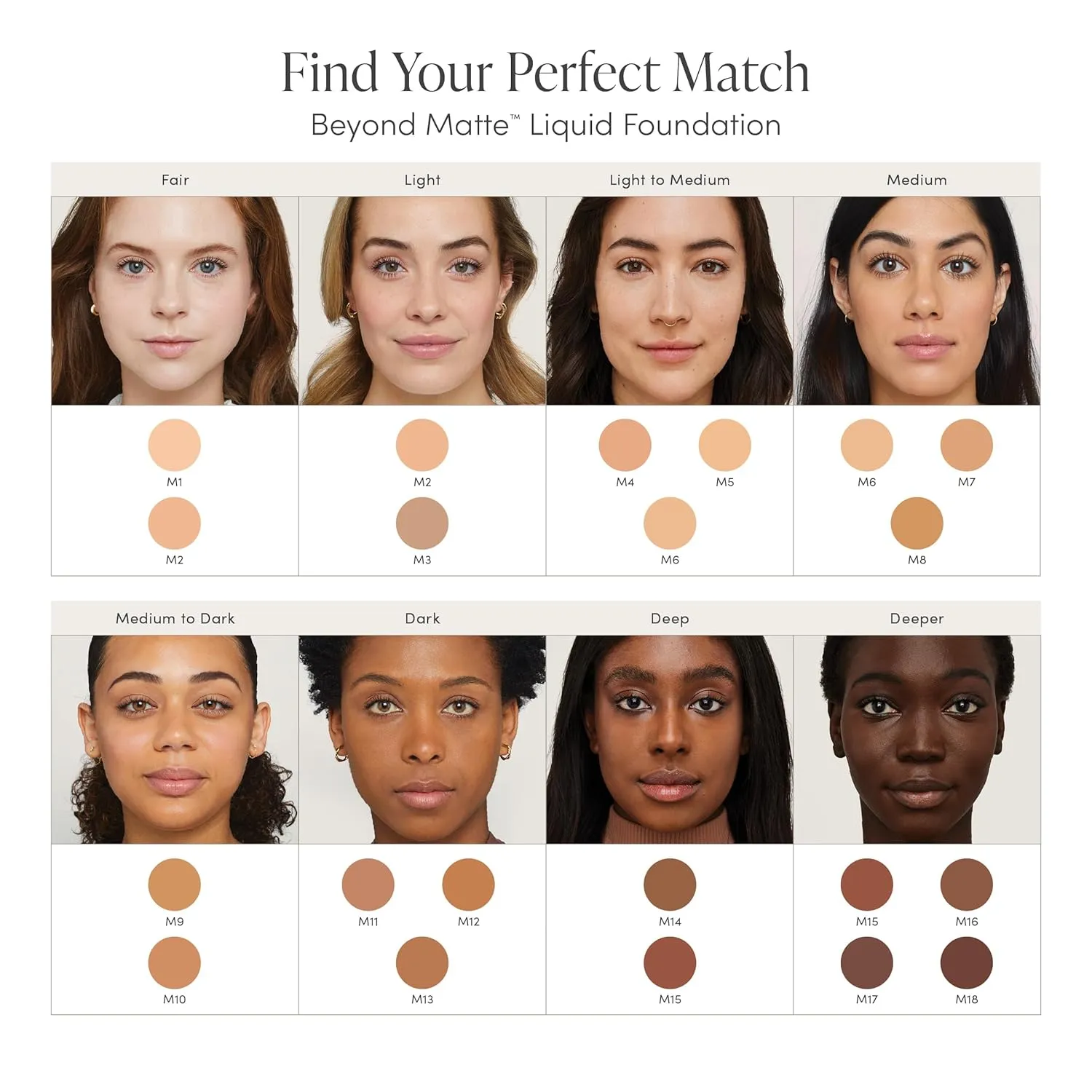 jane iredale Beyond Matte 3-in-1 Liquid Foundation Lightweight, Buildable Coverage with a Semi Matte Finish Vegan, Clean & Cruelty-Free Makeup