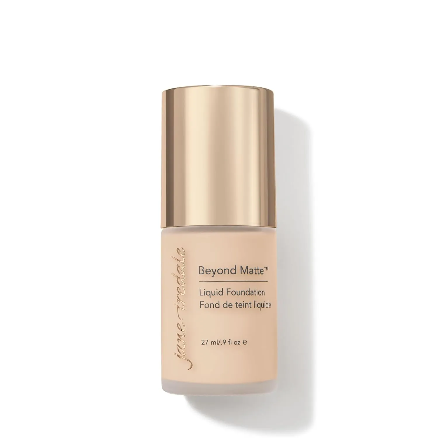 jane iredale Beyond Matte 3-in-1 Liquid Foundation Lightweight, Buildable Coverage with a Semi Matte Finish Vegan, Clean & Cruelty-Free Makeup