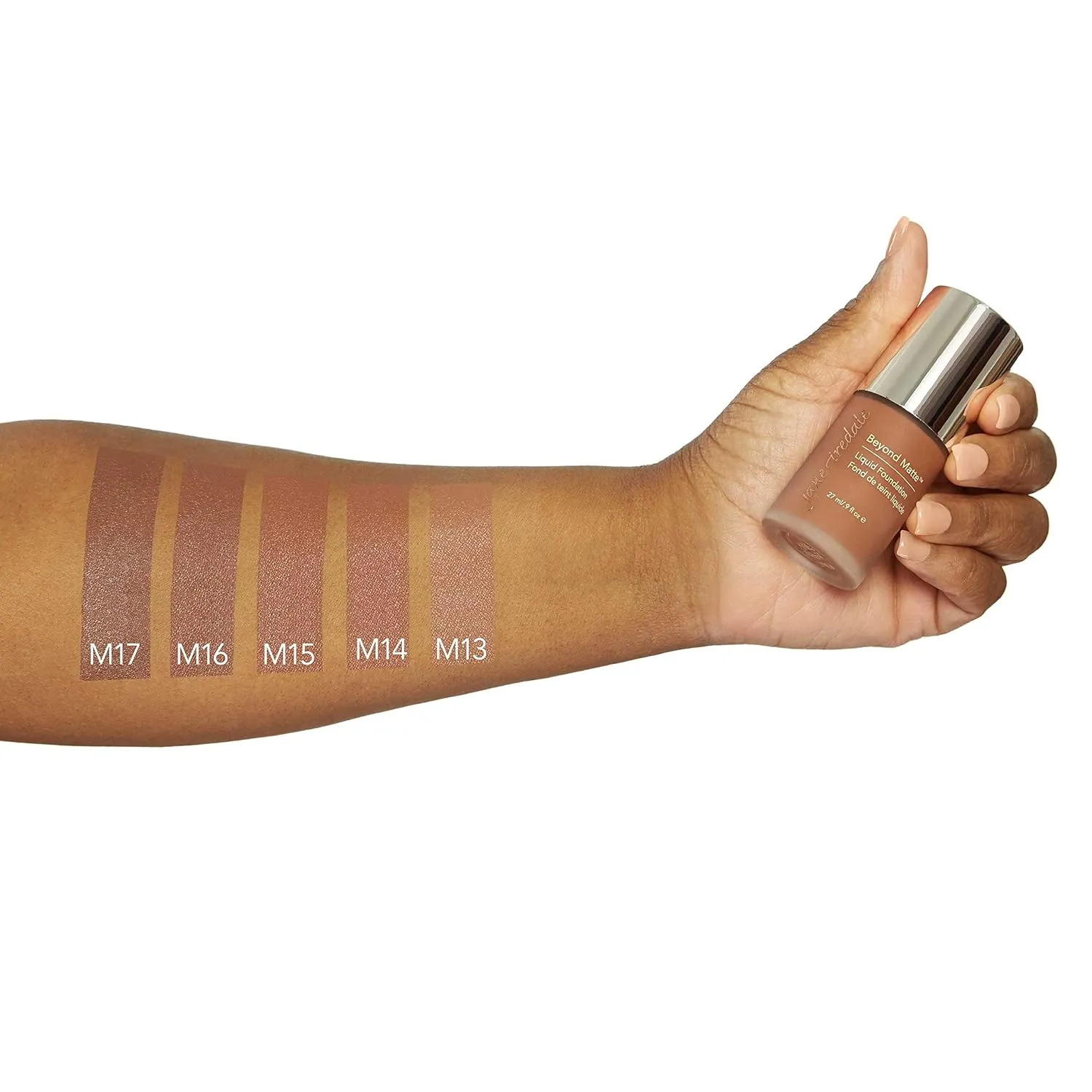jane iredale Beyond Matte 3-in-1 Liquid Foundation Lightweight, Buildable Coverage with a Semi Matte Finish Vegan, Clean & Cruelty-Free Makeup