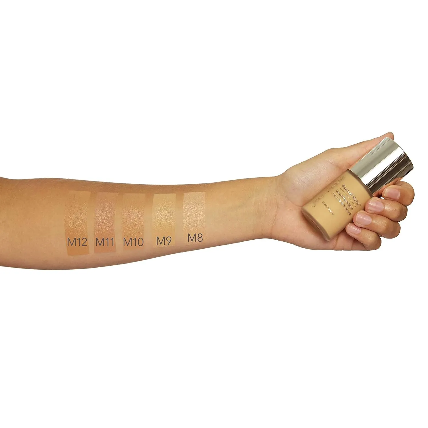 jane iredale Beyond Matte 3-in-1 Liquid Foundation Lightweight, Buildable Coverage with a Semi Matte Finish Vegan, Clean & Cruelty-Free Makeup