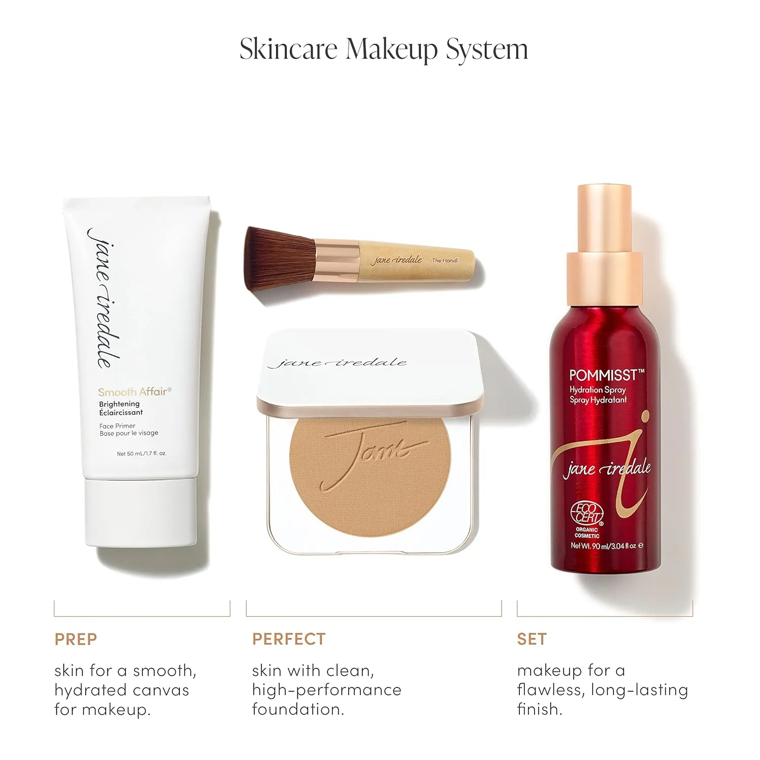 jane iredale PurePressed Base Mineral Foundation Refill or Refillable Compact Set| Semi Matte Pressed Powder with SPF | Talc Free, Vegan, Cruelty-Free