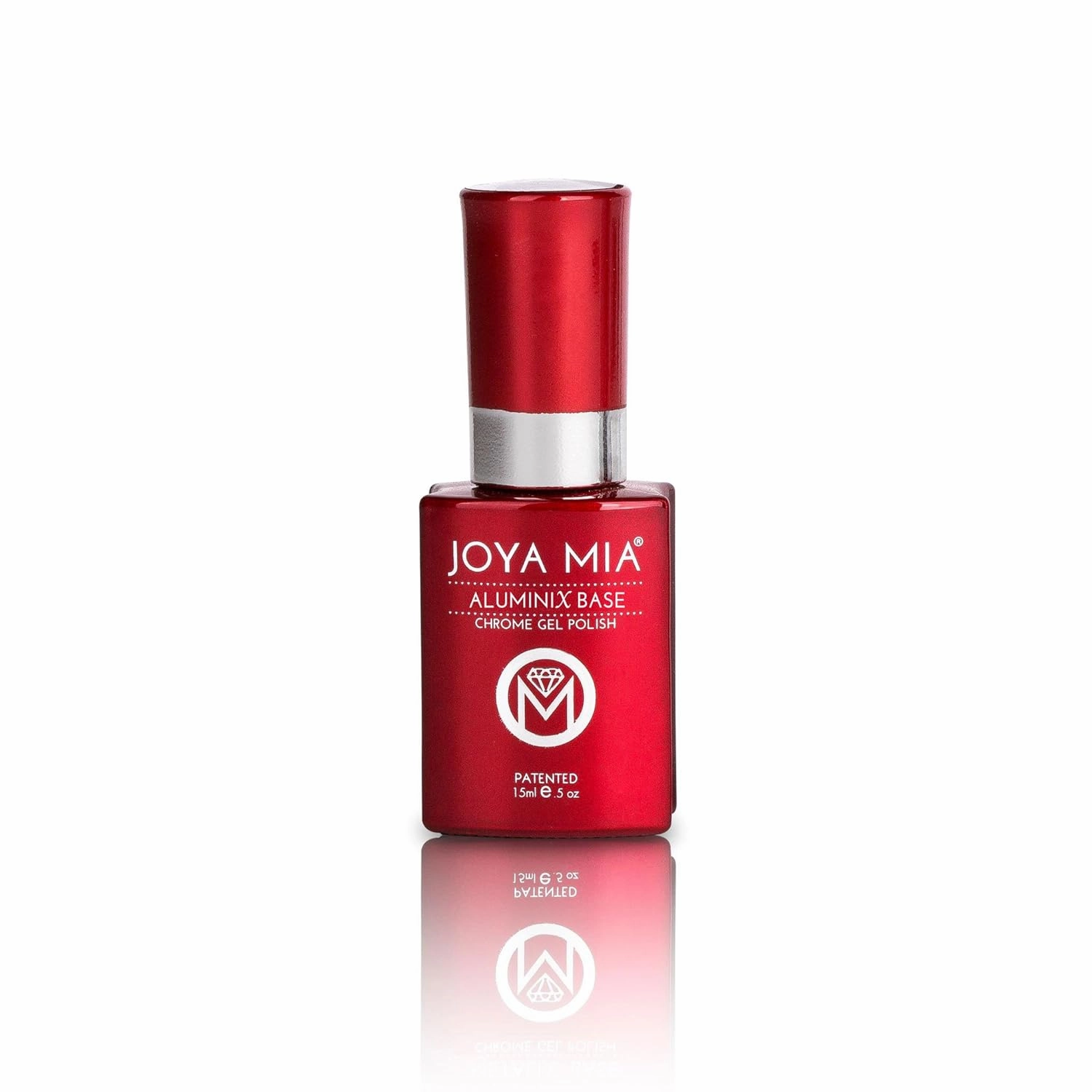 JOYA MIA Aluminix Super shiny Silver Base for Chrome Gel Nail Polish, use without silver base to get Jelly Nail effect, Long Lasting Easily Soak Off 15ml