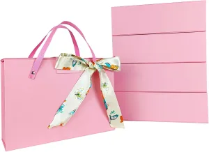 Joyscoop Pink Gift Box - 5 Pack 11x7.6x3.5 Inches Gift Box with Lids,Portable Magnetic Gift Boxes for Presents, Women, Bridesmaid Proposal, Mother's Day, Wedding.