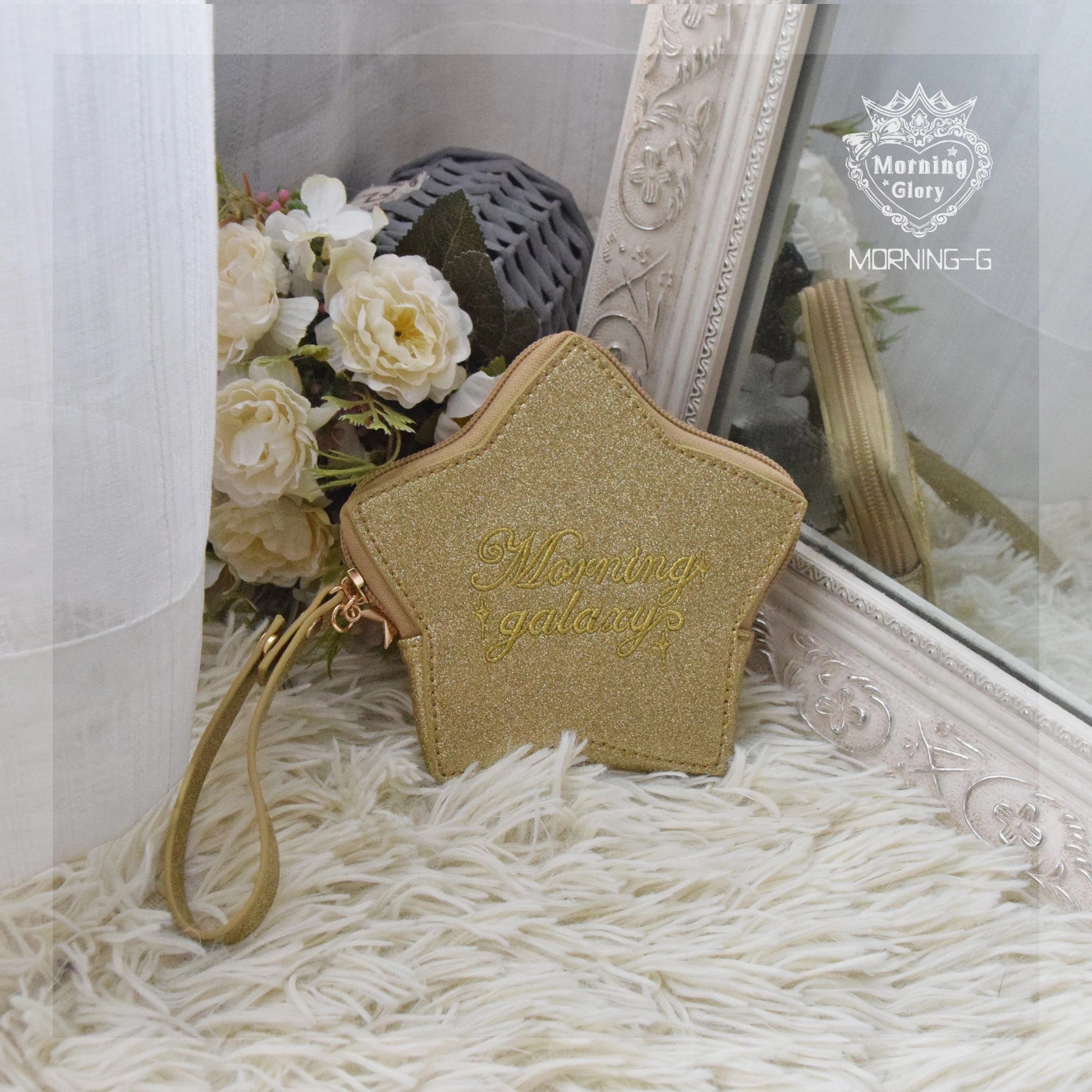 Kawaii Fashion Golden Silver Five-pointed Star Coin Purse