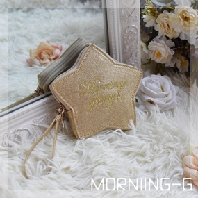 Kawaii Fashion Golden Silver Five-pointed Star Coin Purse