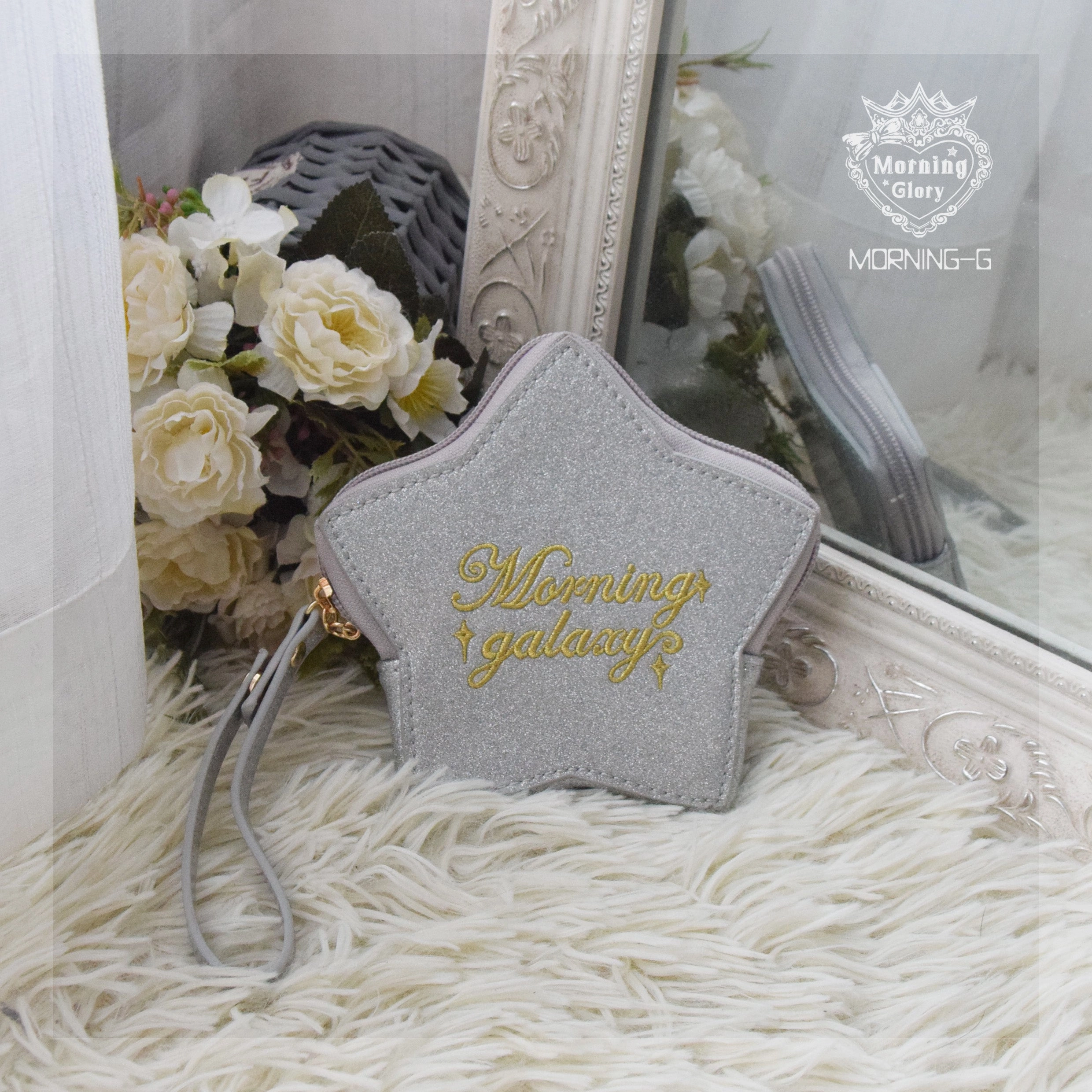 Kawaii Fashion Golden Silver Five-pointed Star Coin Purse