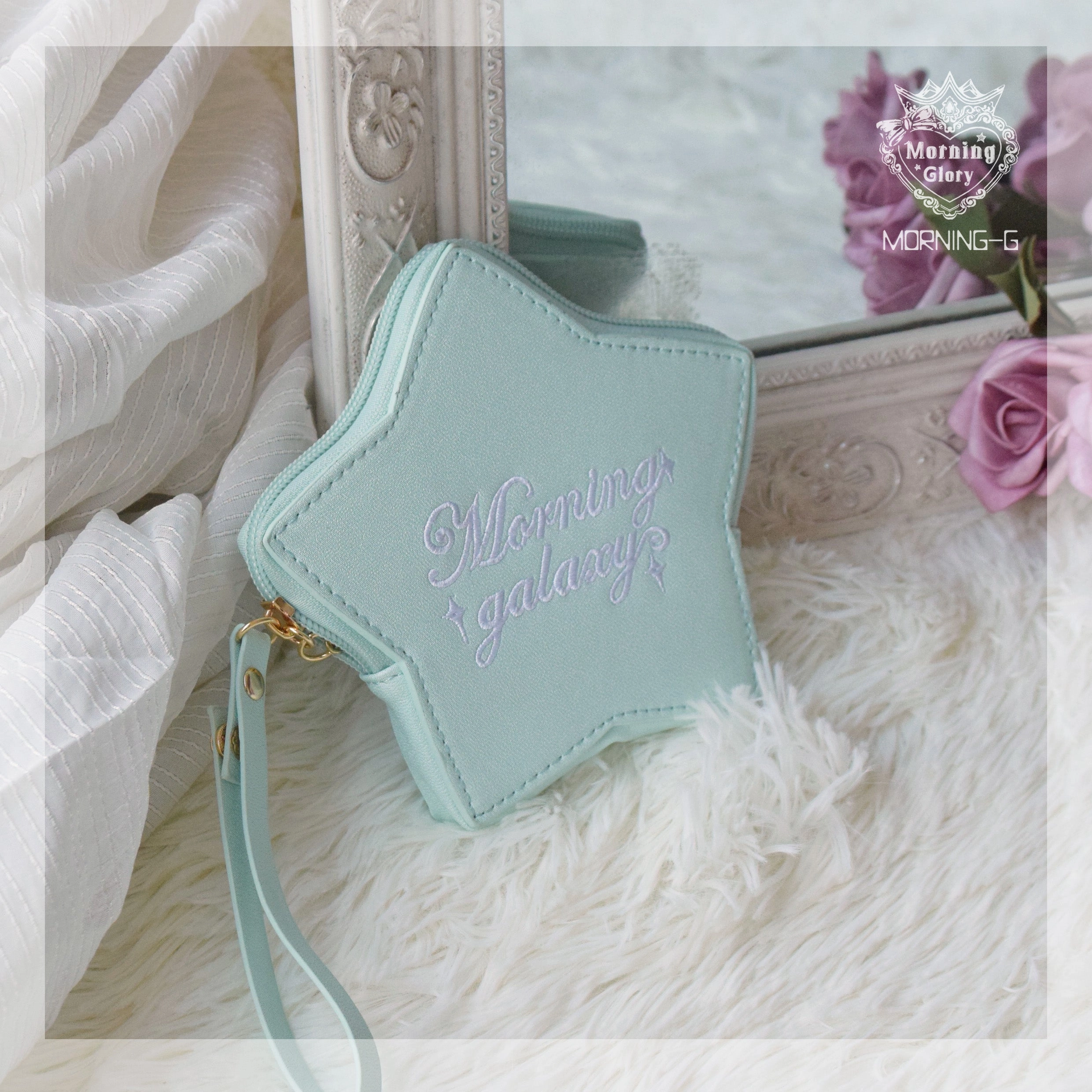 Kawaii Fashion Golden Silver Five-pointed Star Coin Purse