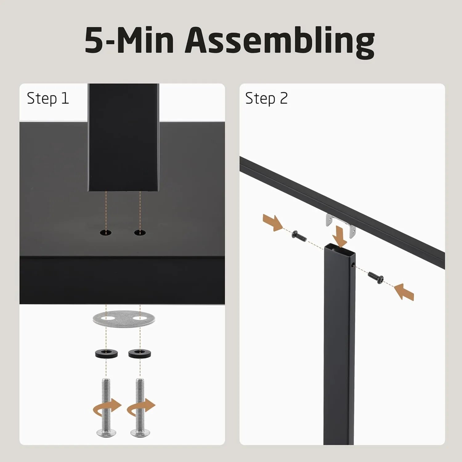 KES Free Standing Towel Rack Bathroom, Standing Towel Rack Floor with Weighted Base 2-Tier, Double Bath Towel Holder 18/8 Stainless Steel Matte Black, BTH231-BK