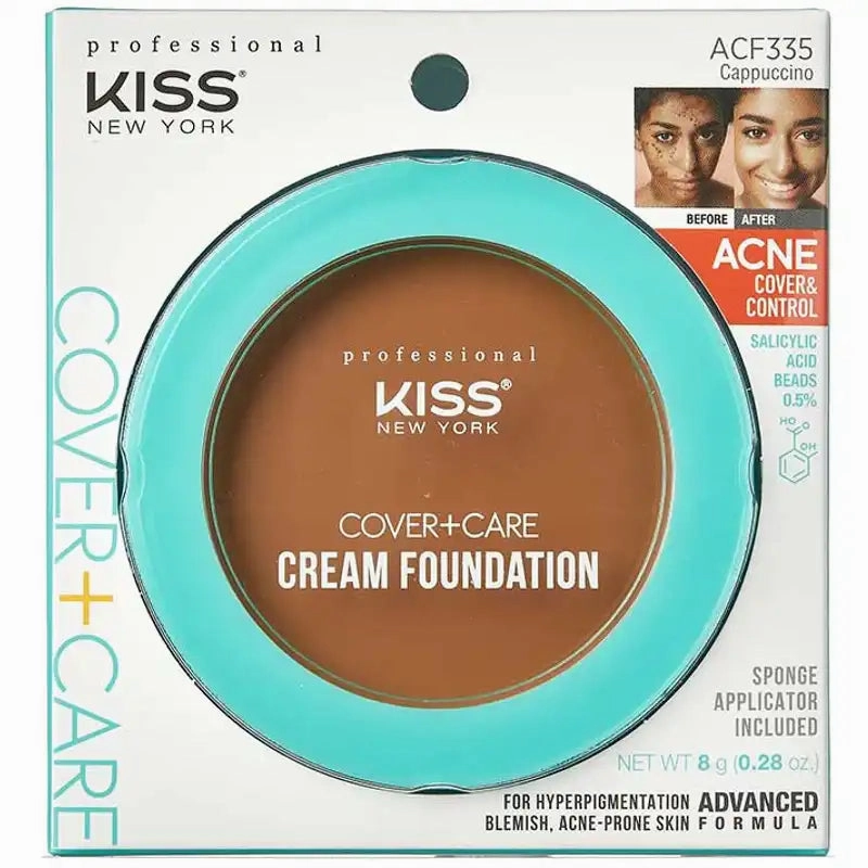 Kiss New York Cover Care Cream Foundation-12 Color