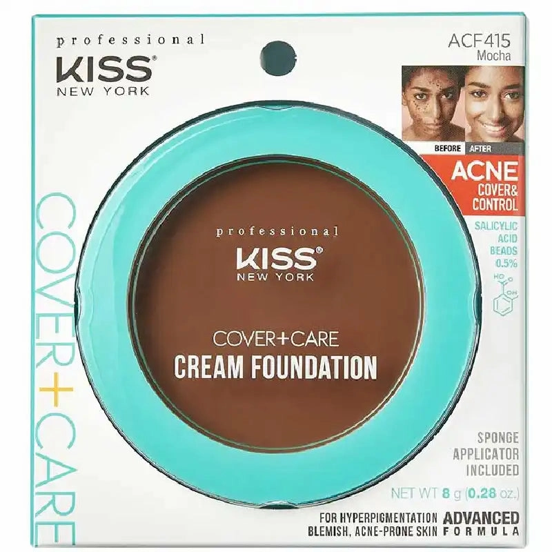 Kiss New York Cover Care Cream Foundation-12 Color
