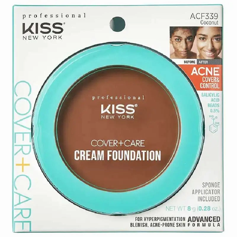 Kiss New York Cover Care Cream Foundation-12 Color