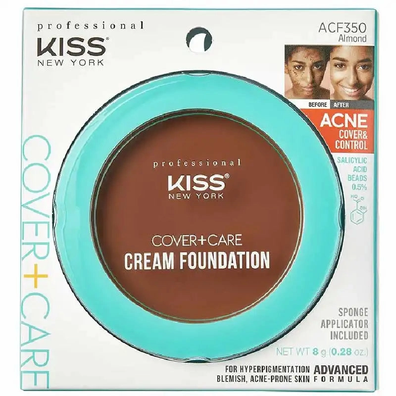 Kiss New York Cover Care Cream Foundation-12 Color
