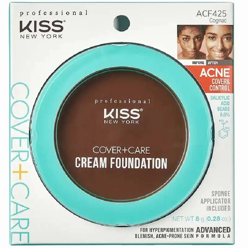 Kiss New York Cover Care Cream Foundation-12 Color