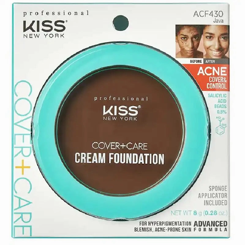 Kiss New York Cover Care Cream Foundation-12 Color
