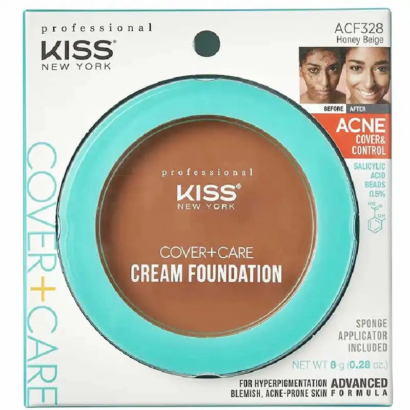 Kiss New York Cover Care Cream Foundation-12 Color